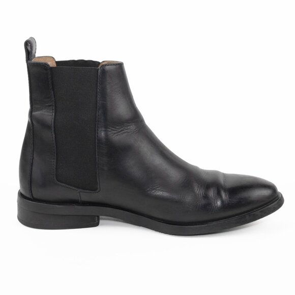 Everlane The Modern Chelsea Boot Black Leather Size 7 - Picture 6 of 16